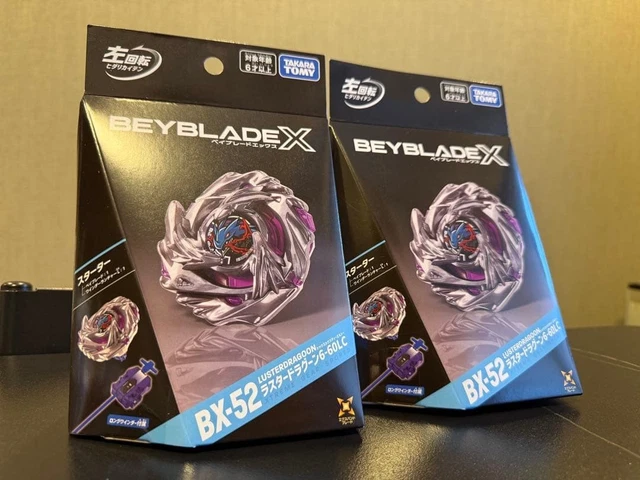TAKARA TOMY BEYBLADE X BX-52 Starter Luster Dragoon 6-60LC Juego de 2 ...