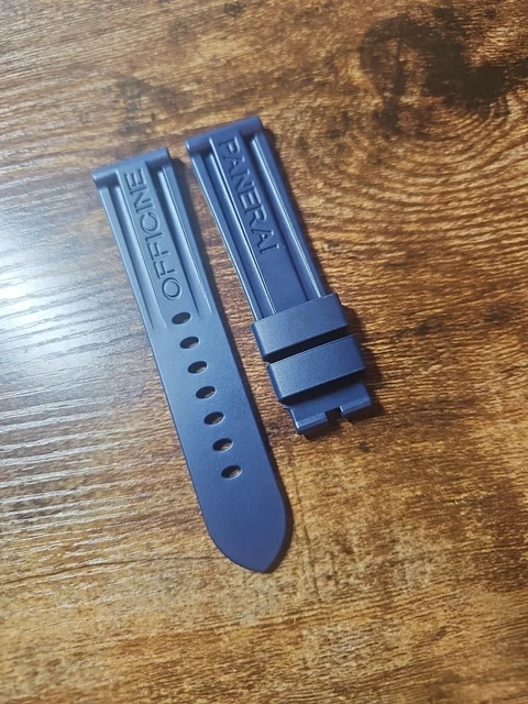 Cinturino Panerai Originale In Gomma Nera 26/22 Mm – Per Luminor Marina