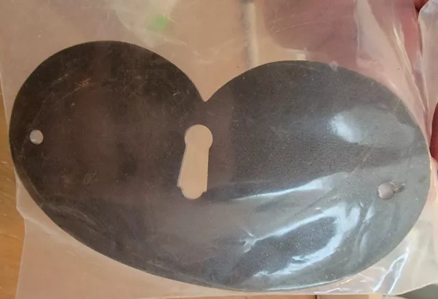 NUEVO DE LOTE ANTIGUO STOCK 5" Grande Esqueleto de Hierro Cervedura Cubierta de Escudo CAJÓN DE PECHO