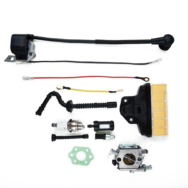 Kit Riparazione Carburatore Compresa Bobina Accensione Rinculo Per Uso - Foto 14