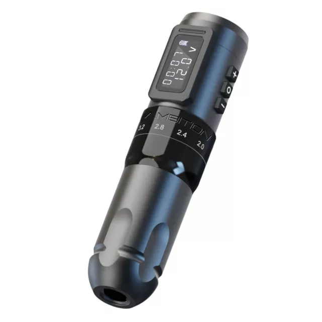 Wireless Tattoo Machine Rotary Cartridge Pen 1800mAh Adjustable Stroke 2.0-4.0mm