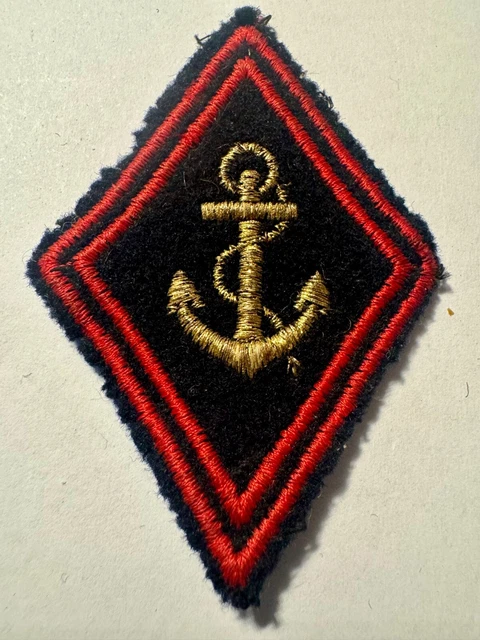 ECUSSON PATCH INSIGNE militaire broderie losange de bras numéro argent
