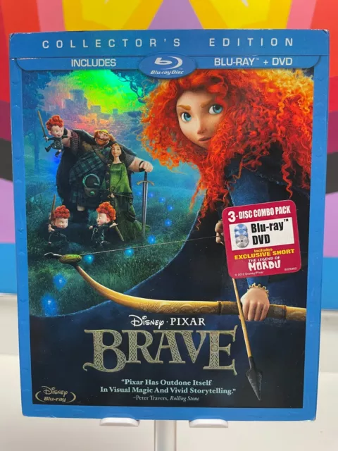 Brave (Blu-ray + DVD) Collector's Edition w/slipcover Disney Pixar