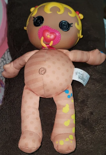 Lalaloopsy Babies BABY Doll Full Size 11"  Soft Plush Body Yellow Hair