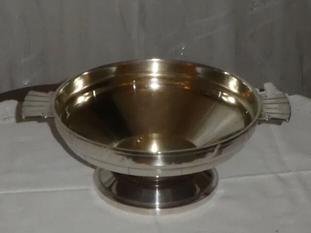 PLAT ROND EN métal argenté maison Boulenger EUR 190,00 - FR