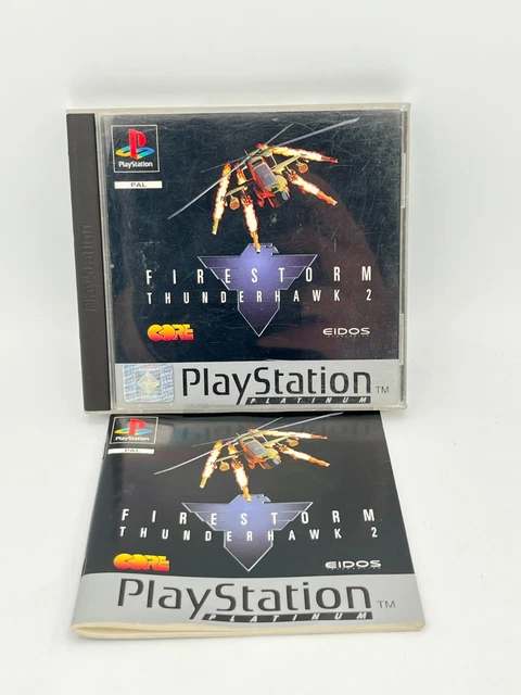 Notice Jeu PlayStation 1 PS1 Firestorm Thunderhawk 2 - Manuel Original Jeu Rétro Sony