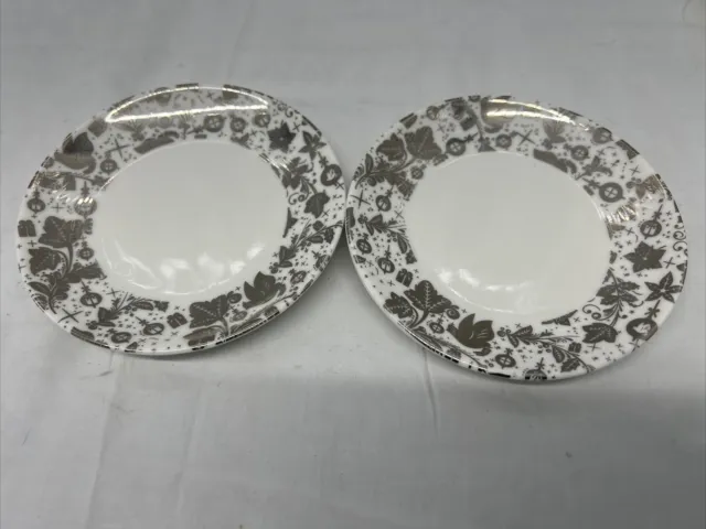 Set Of 2 Crabtree & Evelyn Candle Plate Holder  (5 in Diameter) - New With Tags