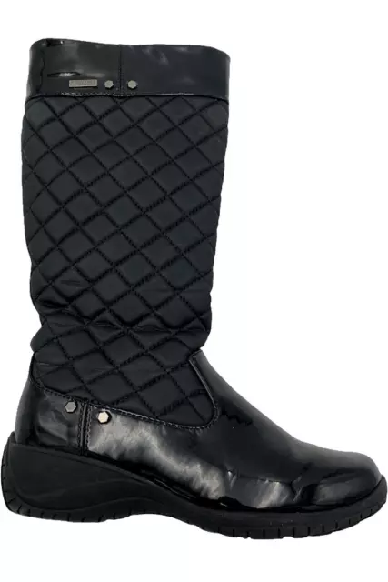 Khombu Waterproof Quilted Boots Marylin Black