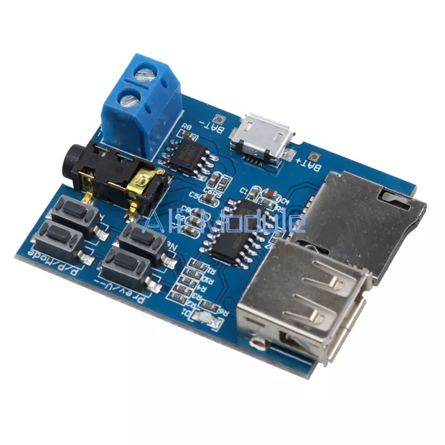 TF Card U Disk MP3 Format Decoder Board Aamplifier Decoding Audio Player Module