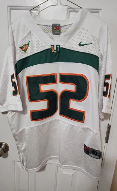 52 Ray Lewis Miami Hurricanes Youth University Jerseys Green, Ray