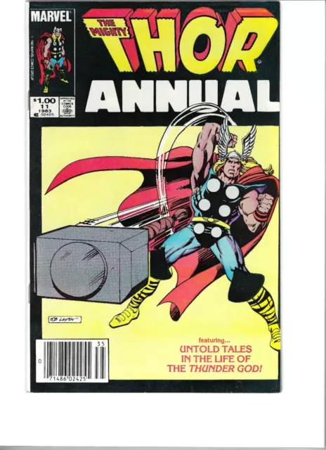 The Mighty Thor Annual #11 : MARVEL : 1983 : F/VF : 1st App. of Eitri Dwarf King