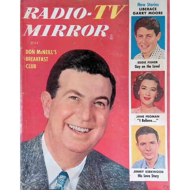RADIO-TV MIRROR MAGAZINE JUL 1954 Movie TV Radio Celebrities Stories ...