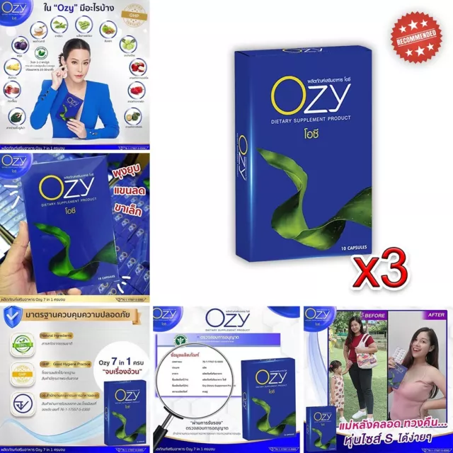 3X Ozy by NingPanita Burn Fat Detox Slim Weight Control Dietary Supplement 30cap