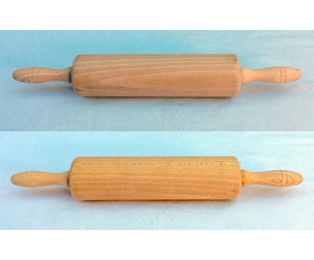 Rouleau à Pâtisserie En Bois Vintage - Cuisine - Original - Occasion