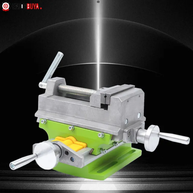 Cross Slide Vise Drilling Milling Press X-Y Clamp Machine 2 Way Jaw Length 7.5cm