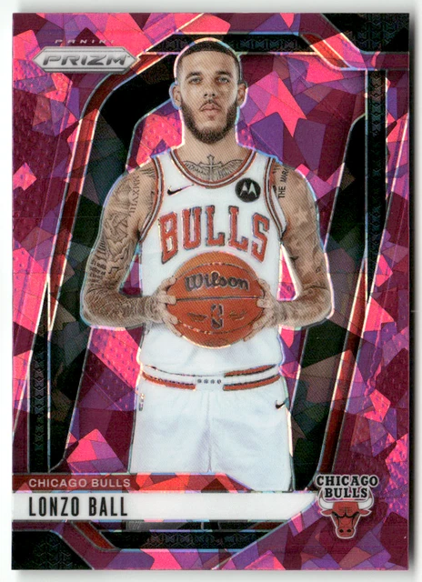 2024-25 PANINI NBA Prizm No. 75 Lonzo Ball Pink Ice Prizm