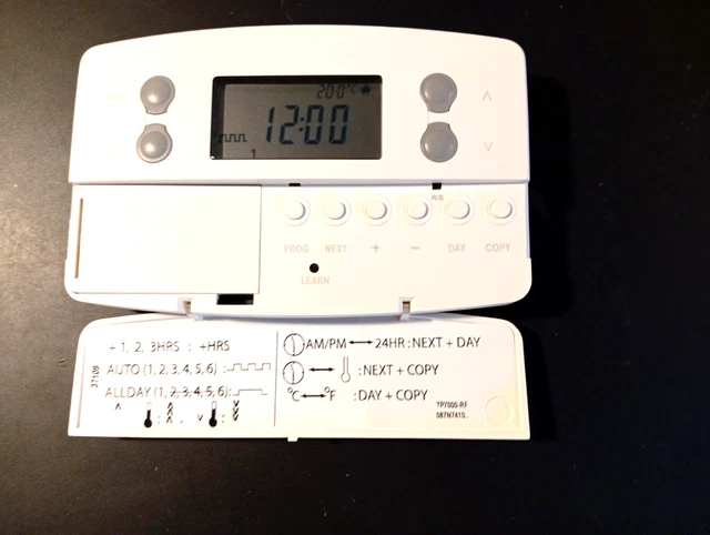 Thermostat Régulateur,Thermostat Tactile Intelligent avec Écran LCD