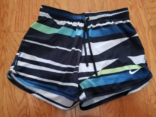 Nike Blue/White Phantom  Geometric Pattern Shorts Just Do It Size Xs