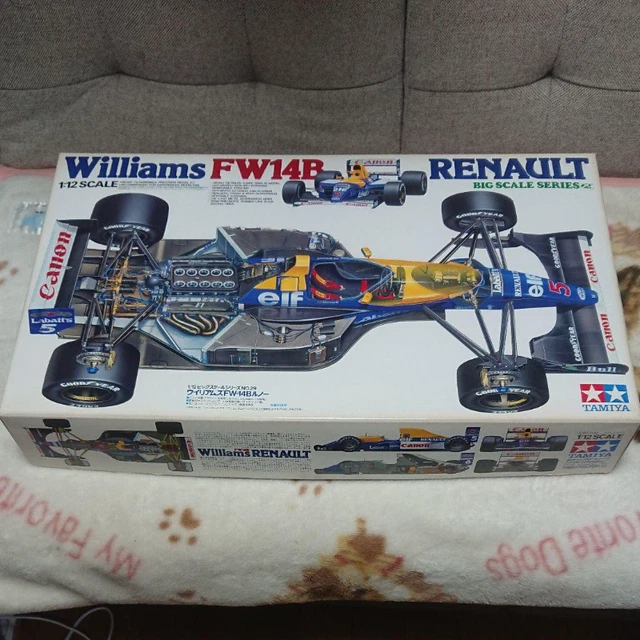 TAMIYA 1/12 Williams FW14B Renault Big Scale Series No.29 Plastic Model Kit