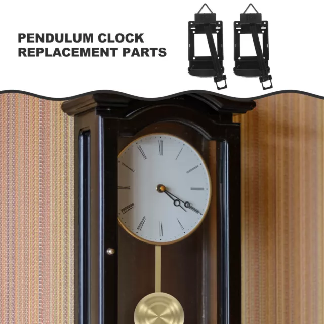 8 Pcs Pendulum Clock Swing Plastic Driven Weight Replacement Parts 2