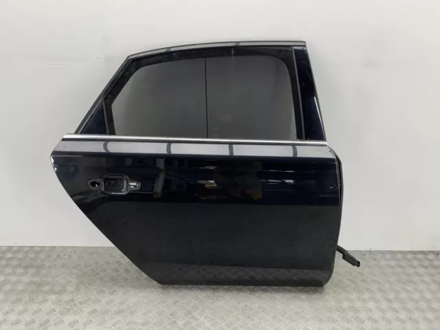 Audi A8L D4 Facelift 2014-2017 Long Rear Right Driver Door In Black Osr