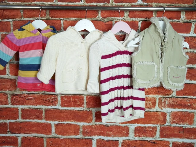Baby Girl Bundle Age 3-6 Months Gap Jasper Conran Next Gilet Dress Cardigan 68Cm