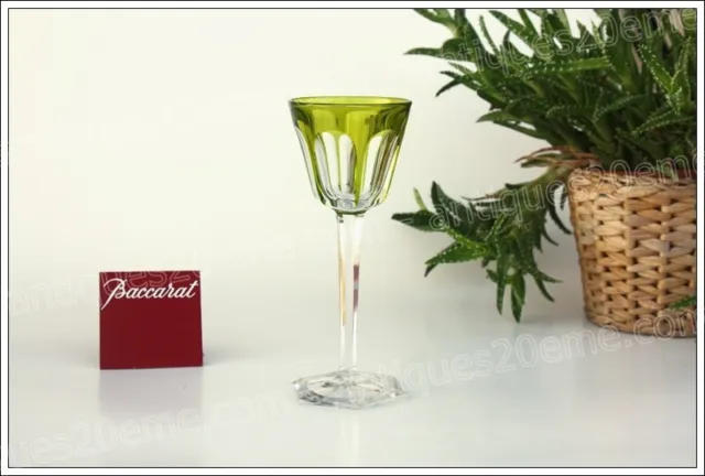 Verre à vin du Rhin en cristal de Baccarat modèle Harcourt mousse - Roemer glass