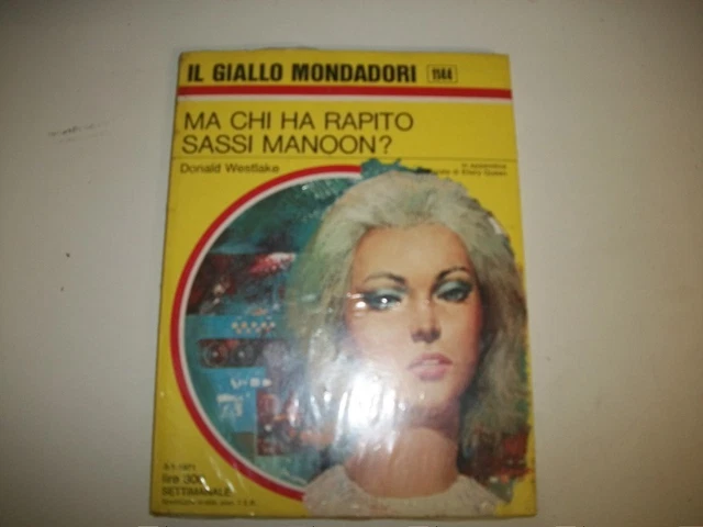 IL GIALLO MONDADORI 1144 DONALD e.WESTLAKE CHI HA RAPITO SASSI MANOON?Nuovo!1971