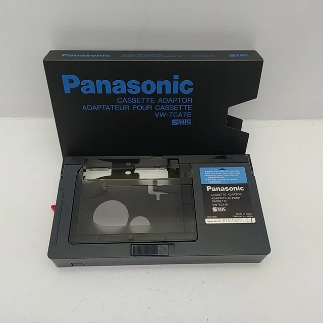PANASONIC CASSETTE TAPE Adaptor (VWTCA7E) VHSC to VHS Preowned £39