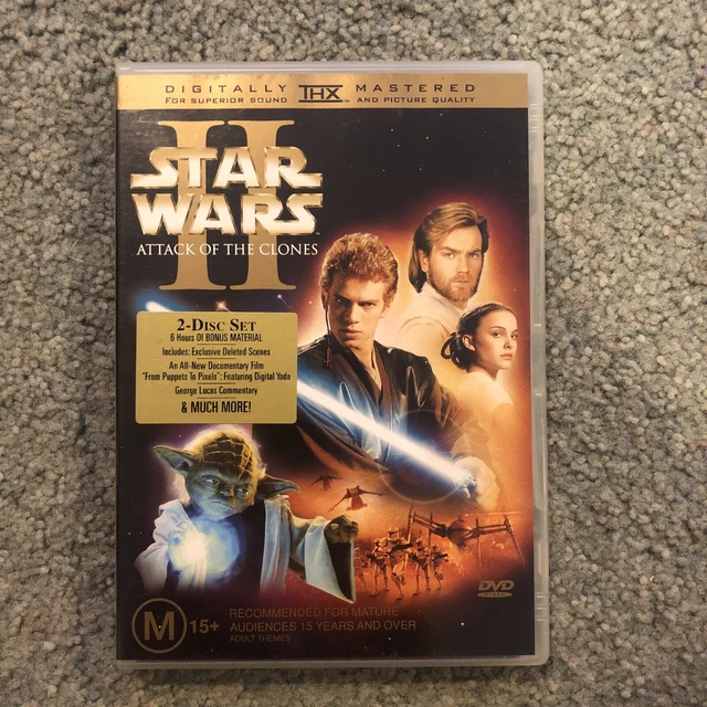 Star Wars - Episode II - Attack Of The Clones  (DVD, 2001)