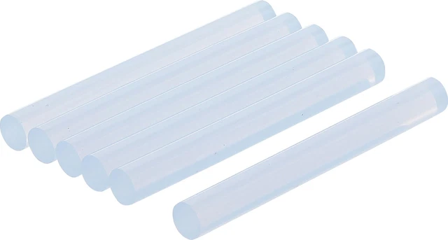 BGS Diy Bâtonnets de colle chaude | transparent | Ø 11 mm, 100 mm | 6 pièces