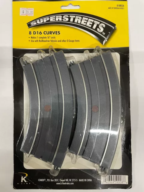 K-Line Superstreets - 8 D16 Curves (K-0802A) NIP