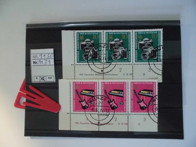 DDR DV Mi. Nr.1130+1131 gestempelt