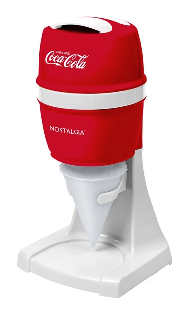 Coca-Cola CKESHVICE2CR Electric Shaved Ice & Snow Cone Maker