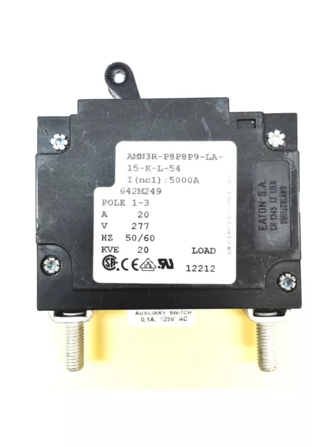 Unbranded Circuit Breaker AMN3R-P8P8P9-LA-15-K-L-54 USED