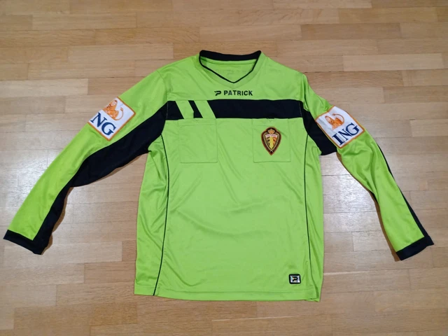 Belgium Football Referee Official KBVB Shirt Patrick Size 'M' URBSFA Jersey Belgium Football Referee Official KBVB Shirt Patrick Size 'M' URBSFA Jersey