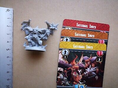 iMP INFERNAL IMP  LEADER MINIATURE+ENGLISH CARD /MASSIVE DARKNESS 2 HELLSCAPE G376 