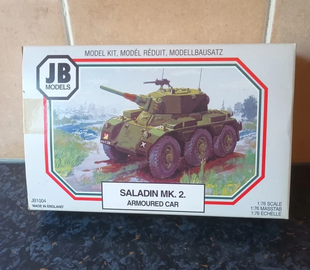 JB MODELS 1:76TH scale Saladin Mk.2 Armoured Car, Model Kit complete ...