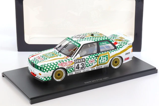1:18 AUTOart BMW M3 (E30) DTM 1991 Tic Tac A. Berg #43