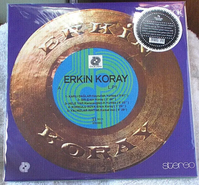 ERKIN KORAY - ELEKTRONIK TURKULER 74 TURKISH RHYTHMS w/ ELEC GTR ROCK RIFFS LP