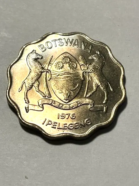 1976 Botswana 1 Pula Unc #9664