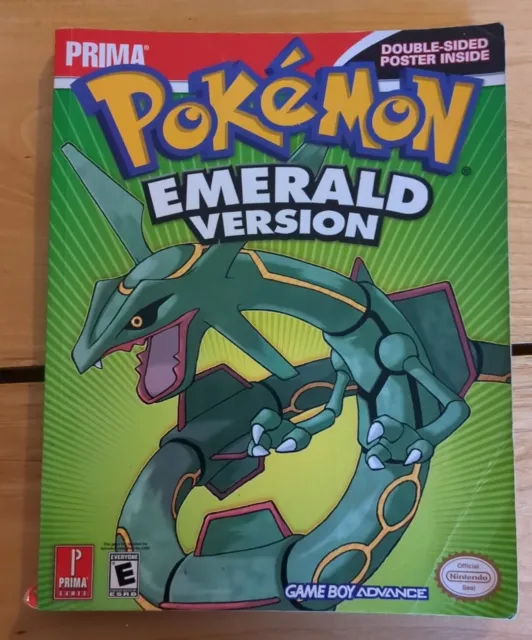 Pokemon Emerald Prima Nintendo Strategy Guide GBA