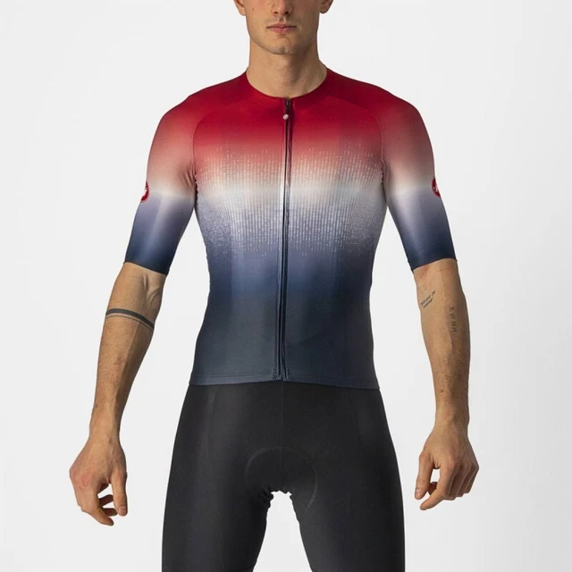 Castelli Maglia Aero Race 6.0 Savile Blue/Pro Red