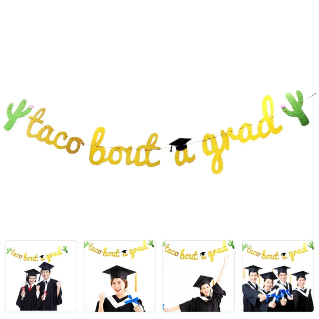Bannière 'Début Nouveau Chapitre' - Décor Pailleté Pour Fête D'adieu, Retraite Ou Remise De Diplômes - 3