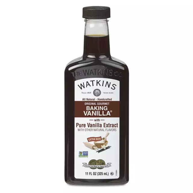 Watkins All Natural Original Gourmet Baking Vanilla w/ Pure Vanilla Extract 11oz