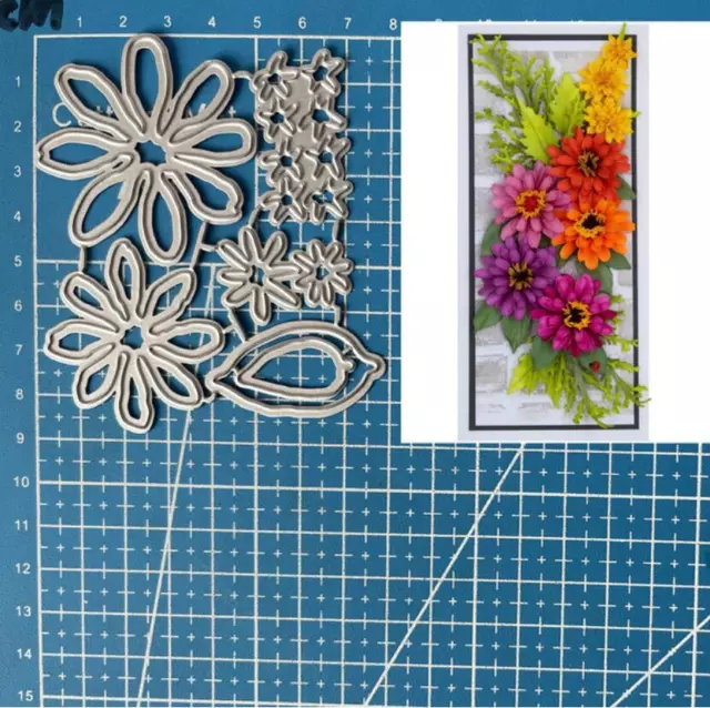 Metal Cutting Dies Flowers Leaves DIY Scrapbooking Embossing Paper Card Stencil