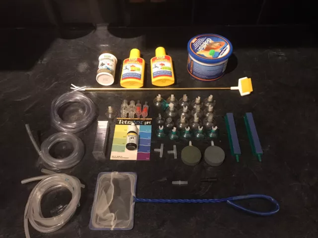 Aquarium fish tank accessories used. Please See Photos And Description