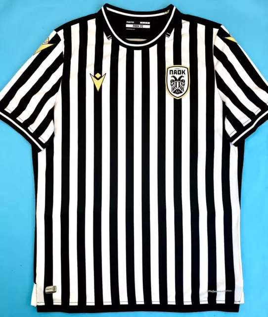 Macron PAOK FC 2020/21 M Home Football Shirt Soccer Jersey Salonika Top Kit