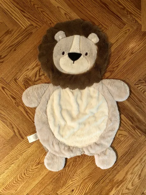 Lion lovey LEVTEX baby tummy mat nursery decor machine washable