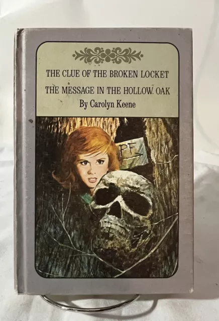 Gosset & Dunlap Nancy Drew Book, The Clue Of The Broken Locket,& The Message In